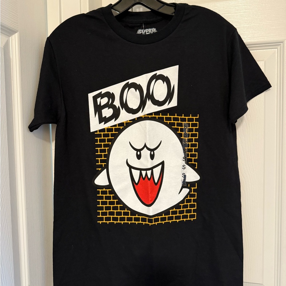 Nintendo Black Boo Short Sleeve Tee